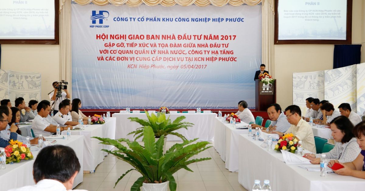 Customer Conference Image | Hiep Phuoc Industrial Park Joint Stock Company