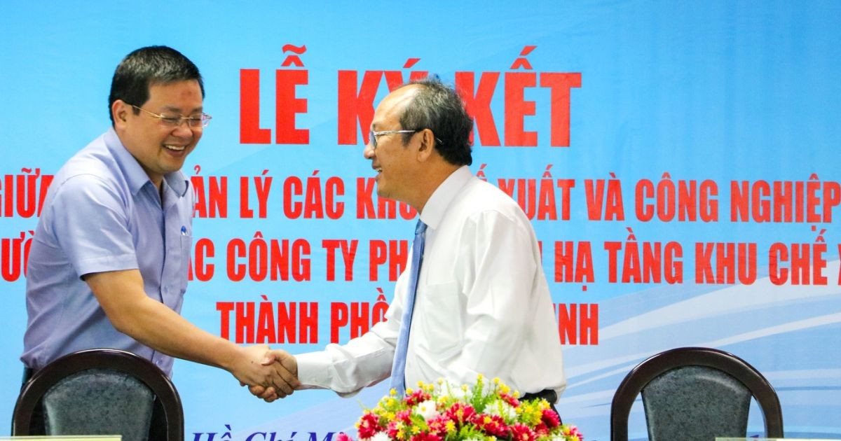 Image of the Signing Ceremony of the coordination regulations between Hepza - Department of Construction - Department of Natural Resources and Environment | Hiep Phuoc Industrial Park Joint Stock Company