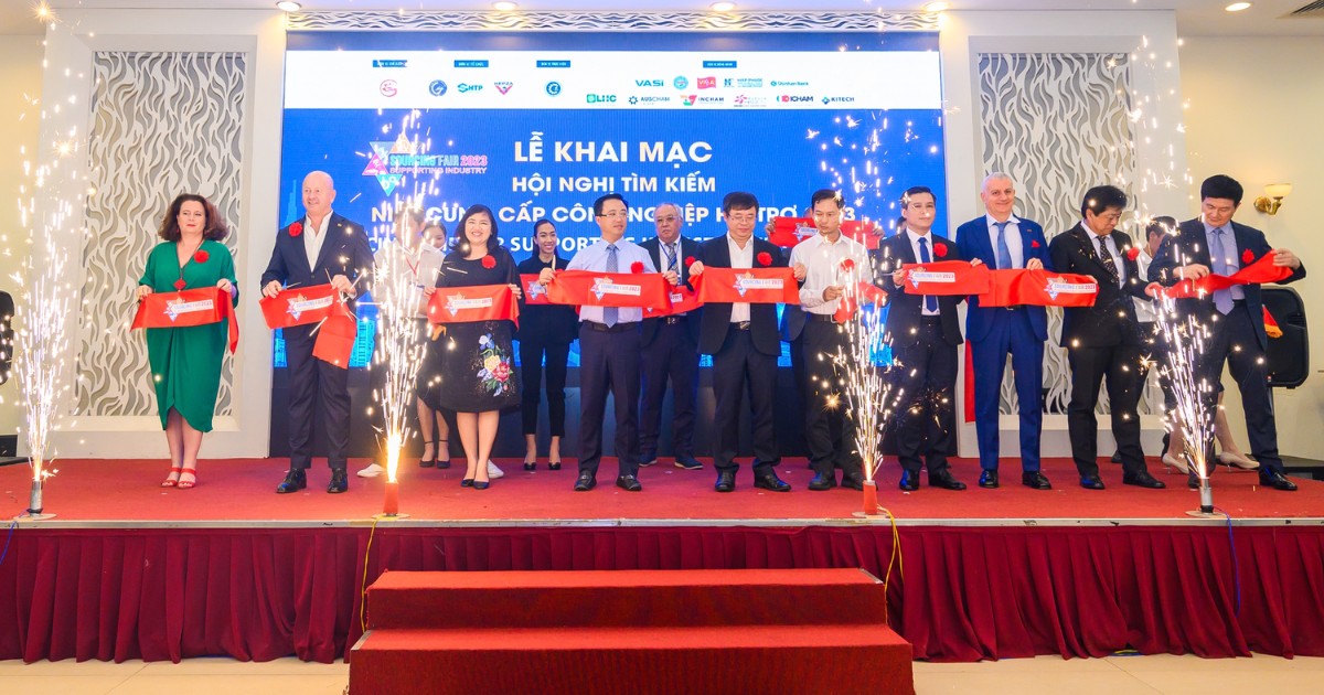 HIPC accompanies the Conference to find supporting industry suppliers in 2023 | Hiep Phuoc Industrial Park Joint Stock Company