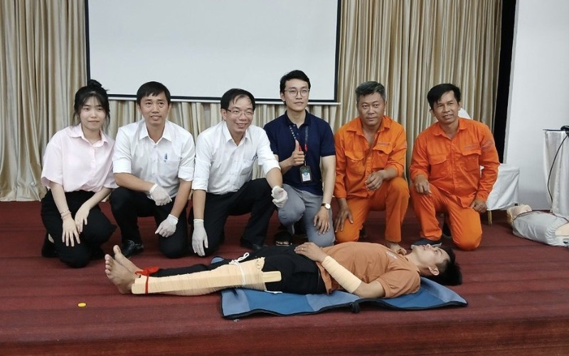 Buổi Huấn Luyện An Toàn, Vệ Sinh Lao Động Nhóm 4 Cán Bộ Nhân Viên Hipc | Hiep Phuoc Industrial Park Joint Stock Company