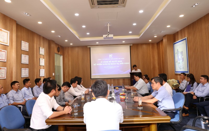 Lễ Công Bố Quyết Định Bổ Nhiệm Nhân Sự Quản Trị, Điều Hành Hipc | Hiep Phuoc Industrial Park Joint Stock Company