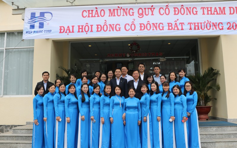 Hiep Phuoc Industrial Park Joint Stock Company successfully organized the 2017 Extraordinary General Meeting of Shareholders