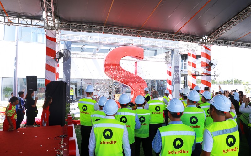 Congratulations on the inauguration ceremony of Schindler Vietnam factory