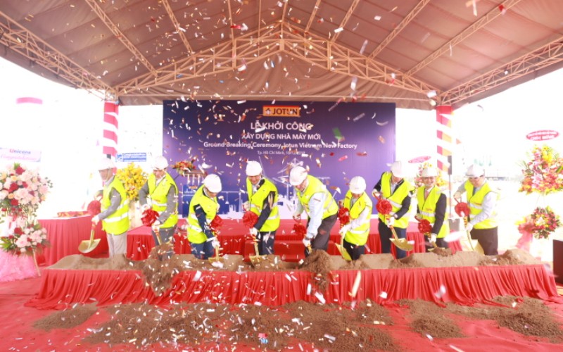 The Ground Breaking Ceremony Jotun Vietnam New Factory in Hiep Phuoc Industrial Park